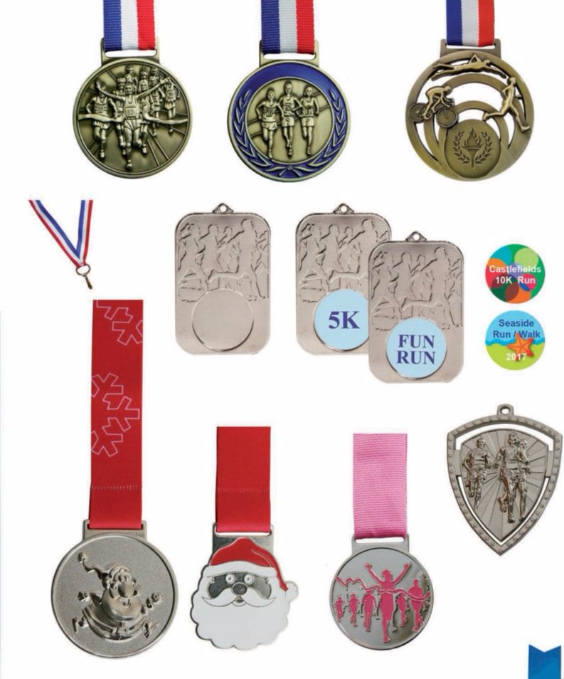 Stock-Running-Medals